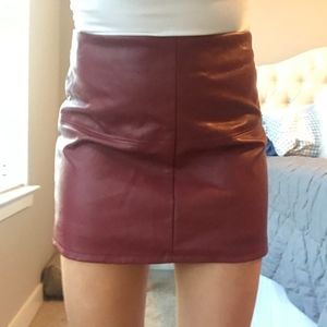 Red Mini Skirt from Nordstrom